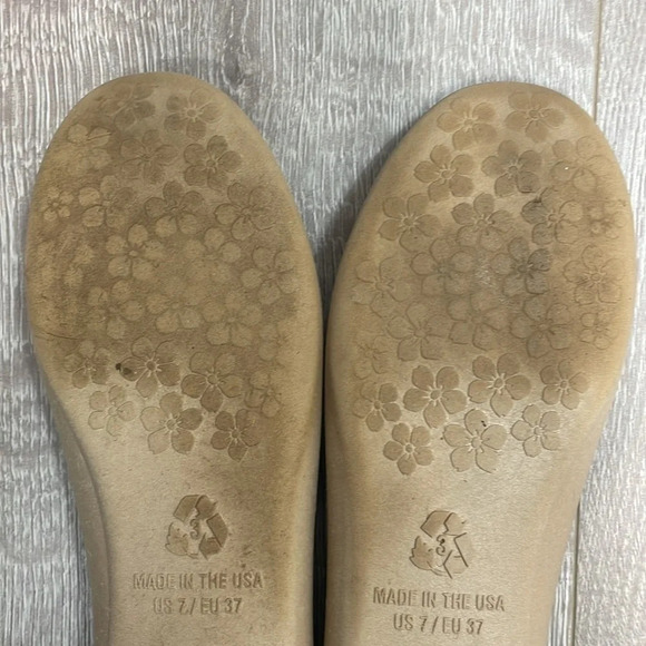 Oka-B Taylor Jelly Ballet Flats Tan 7 - Picture 9 of 15